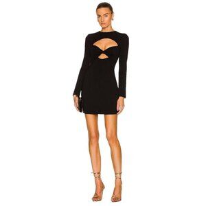 Dundas Nova Dress in Black 40 4-6 New Womens Cut out Mini Cocktail